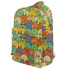 Seamless Pattern With Doodle Bunny Classic Backpack by uniart180623