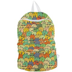 Seamless Pattern With Doodle Bunny Foldable Lightweight Backpack by uniart180623