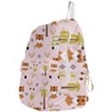 Cute-tiger-car-safari-seamless-pattern Foldable Lightweight Backpack View4