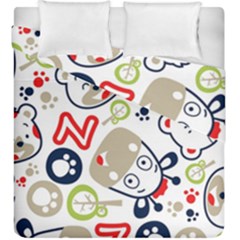 Animals-pattern Duvet Cover Double Side (king Size) by uniart180623