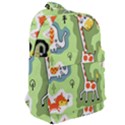 Seamless-pattern-with-wildlife-animals-cartoon Classic Backpack View2