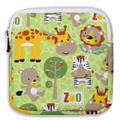 Funny-animals-cartoon Mini Square Pouch by uniart180623