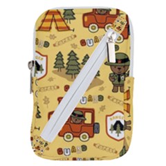 Seamless-pattern-funny-ranger-cartoon Belt Pouch Bag (small) by uniart180623