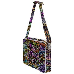 Graffiti-word-seamless-pattern Cross Body Office Bag by uniart180623