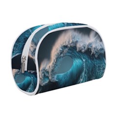 Tsunami Waves Ocean Sea Water Rough Seas Make Up Case (small) by uniart180623