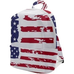 Flag Usa Unite Stated America Zip Up Backpack by uniart180623