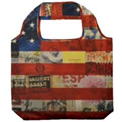 Usa Flag United States Foldable Grocery Recycle Bag by uniart180623