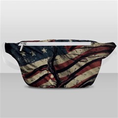 Flag Usa American Flag Waist Bag  by uniart180623