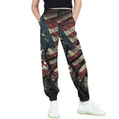 Flag Usa American Flag Kids  Joggers by uniart180623