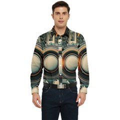 Technology Robot Internet Processor Men s Long Sleeve  Shirt by Ravend