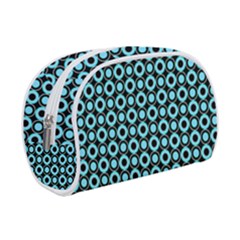 Mazipoodles Blue Donuts Polka Dot Make Up Case (small) by Mazipoodles