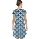 Mazipoodles Dusty Duck Egg Blue White Donuts Polka Dot Cap Sleeve Nightdress View2