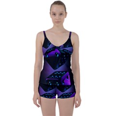3d Ludo Game,gambling Tie Front Two Piece Tankini by Bangk1t