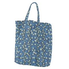 Lotus Bloom In The Calm Sea Of Beautiful Waterlilies Giant Grocery Tote by pepitasart