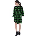 Our dino friends V-Neck Flare Sleeve Mini Dress View2