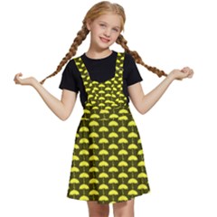 Under My Little Yellow Umbrella Kids  Apron Dress by ConteMonfrey