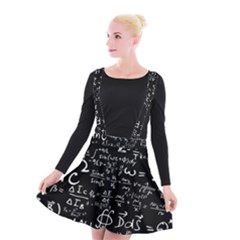 E=mc2 Text Science Albert Einstein Formula Mathematics Physics Suspender Skater Skirt by uniart180623