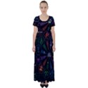 Zodiac Geek High Waist Short Sleeve Maxi Dress View1