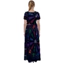 Zodiac Geek High Waist Short Sleeve Maxi Dress View2