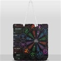 Zodiac Geek Full Print Rope Handle Tote (Large) View2