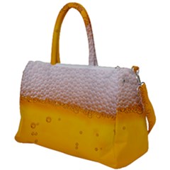 Beer Texture Liquid Bubbles Duffel Travel Bag by uniart180623