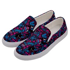 Grafitti Graffiti Abstract Artwork Digital Men s Canvas Slip Ons by uniart180623