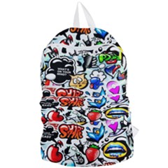 Graffiti Art Cartoon Comic Foldable Lightweight Backpack by uniart180623