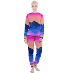 Sun Ultra Artistic 3d Illustration Sunset Women s Lounge Set by uniart180623