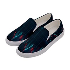 Flag Patterns On Forex Charts Women s Canvas Slip Ons by uniart180623