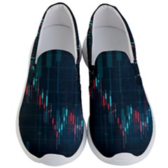 Flag Patterns On Forex Charts Men s Lightweight Slip Ons by uniart180623