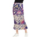 Retro Cartoon Titty Parody Maxi Fishtail Chiffon Skirt View1