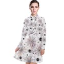 Creepy Spider Long Sleeve Chiffon Shirt Dress View1