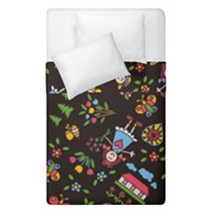 Cartoon Texture Duvet Cover Double Side (single Size) by uniart180623