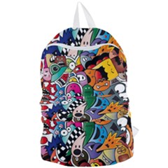 Cartoon Explosion Cartoon Characters Funny Foldable Lightweight Backpack by uniart180623