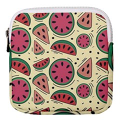 Watermelon Pattern Slices Fruit Mini Square Pouch by uniart180623