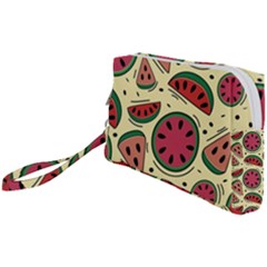 Watermelon Pattern Slices Fruit Wristlet Pouch Bag (small) by uniart180623