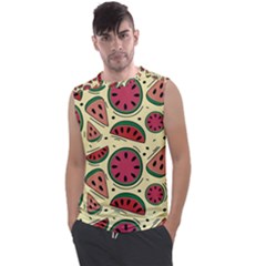 Watermelon Pattern Slices Fruit Men s Regular Tank Top by uniart180623