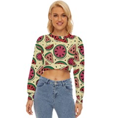 Watermelon Pattern Slices Fruit Lightweight Long Sleeve Sweatshirt by uniart180623