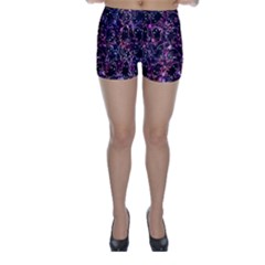 Fun Spooky Cute Ghosts Adoxali Halloween Skinny Shorts by uniart180623