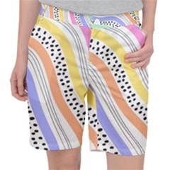 Background Abstract Wallpaper Women s Pocket Shorts by uniart180623