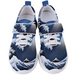 The Great Wave Off Kanagawa Women s Velcro Strap Shoes by Grandong