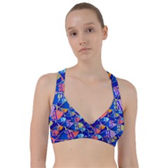 Sea Fish Illustrations Sweetheart Sports Bra by Mariart