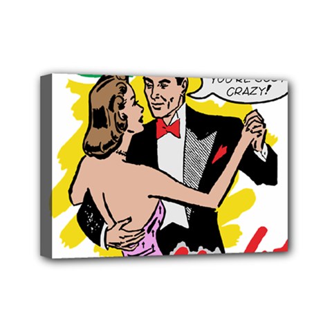 G Is For Gaslight Funny Dance1-01 Mini Canvas 7  X 5  (stretched) by shoopshirt