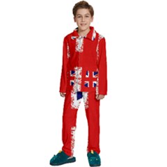 Union Jack London Flag Uk Kids  Long Sleeve Velvet Pajamas Set by Celenk