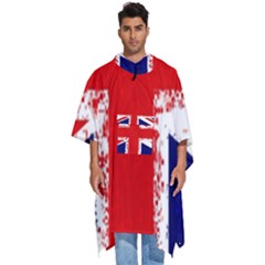 Union Jack London Flag Uk Men s Hooded Rain Ponchos by Celenk