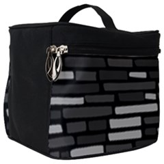 Black And Grey Wall Make Up Travel Bag (big) by ConteMonfrey