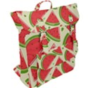 Cute Watermelon Seamless Pattern Buckle Up Backpack View2