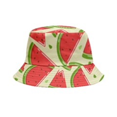 Cute Watermelon Seamless Pattern Bucket Hat by Simbadda