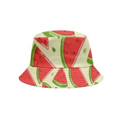 Cute Watermelon Seamless Pattern Bucket Hat (kids) by Simbadda