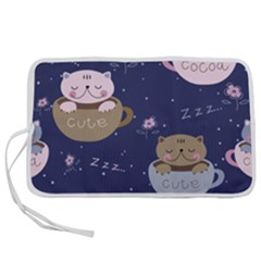 Cute Kittens Sleep Sweetly Mugs Pen Storage Case (l) by Simbadda